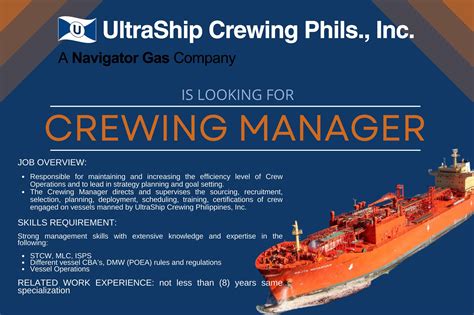 ultraship crewing phils. inc|UltraShip Crewing Phils., Inc. .